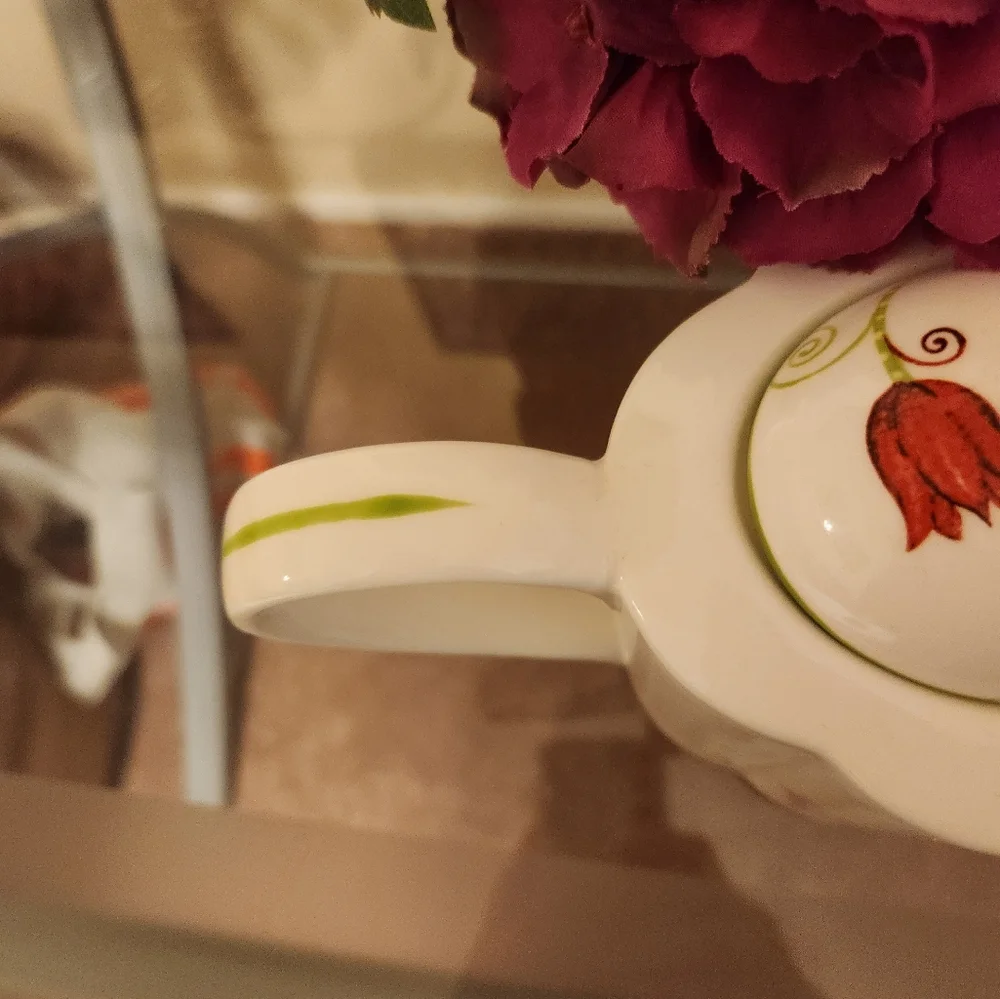 Pier 1 Imports Dolomite Lyda Teapot Never Used